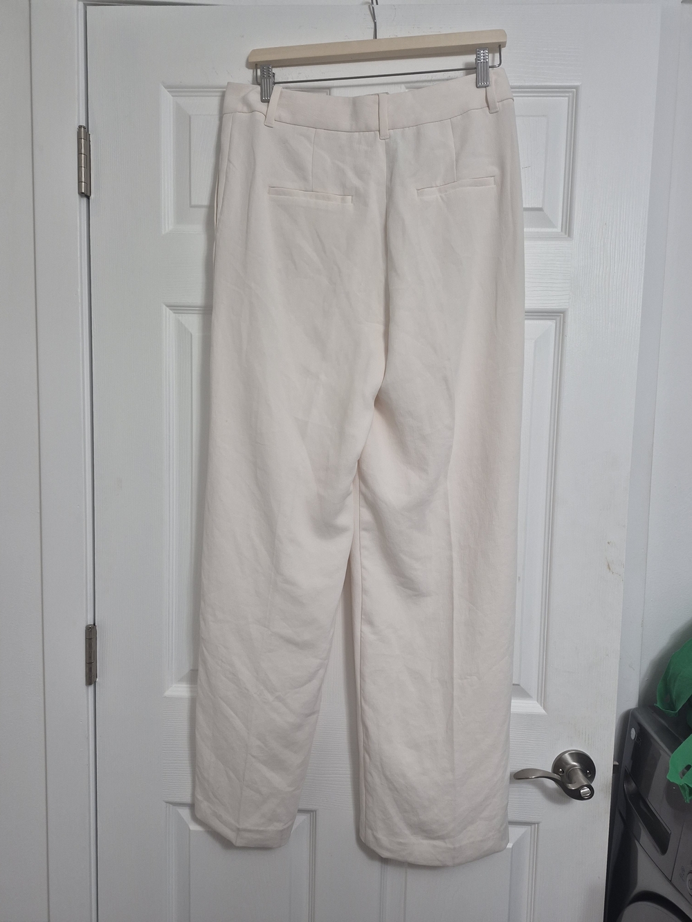 Wilfred Wide-Leg Cream Trousers - Picture 9 of 13